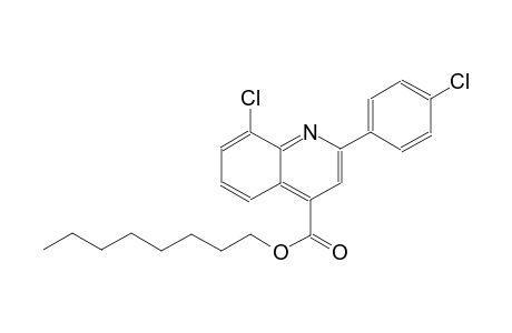 octyl 8-chloro-2-(4-chlorophenyl)-4-quinolinecarboxylate