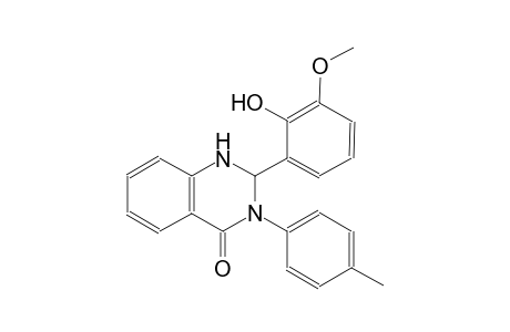 4(1H)-quinazolinone, 2,3-dihydro-2-(2-hydroxy-3-methoxyphenyl)-3-(4-methylphenyl)-