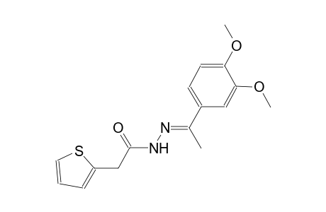 N'-[(E)-1-(3,4-dimethoxyphenyl)ethylidene]-2-(2-thienyl)acetohydrazide