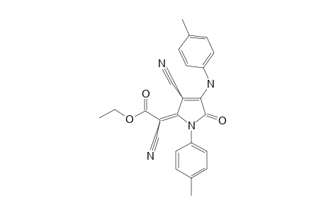 (E)-[1-(PARA-TOLYL)-3-[(PARA-TOLYL)-AMINO]-4-CYANO-2-OXOPYRROL-5-YLIDENE]-CYANOACETIC-ACID-ETHYLESTER