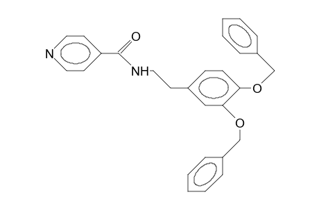 N-Isonicotinoyl-3,4-bis(benzyloxy)-phenetylamine