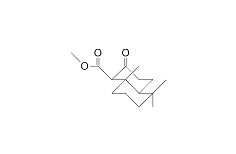 5,5,8a-Trimethyl-2-oxo-decalin-cis-1-carboxylic acid, methyl ester