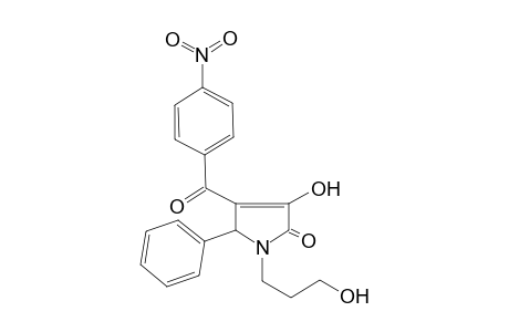 3-Hydroxy-1-(3-hydroxy-propyl)-4-(4-nitro-benzoyl)-5-phenyl-1,5-dihydro-pyrrol-2-one