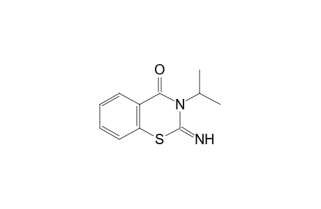BENZOTHIAZIN-4-ONE, 4H-1,3-, 2,3- DIHYDRO-2-IMINO-3-ISOPROPYL-,