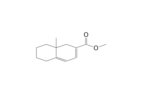2-Naphthalenecarboxylic acid, 1,5,6,7,8,8a-hexahydro-8a-methyl-, methyl ester, (.+-.)-