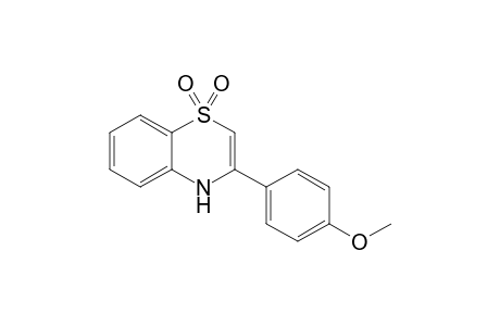 3-(4-Methoxyphenyl)-4H-1,4-benzothiazine 1,1-dioxide