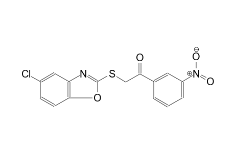ethanone, 2-[(5-chloro-2-benzoxazolyl)thio]-1-(3-nitrophenyl)-