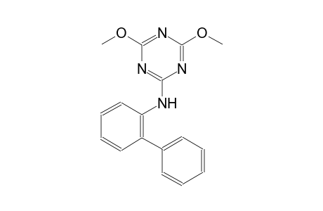 1,3,5-Triazin-2-amine, 4,6-dimethoxy-N-(2-biphenyl)-