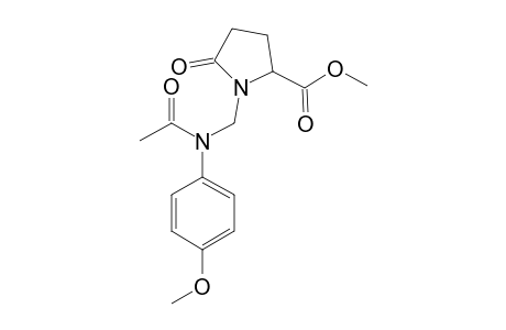 METHYL-1-[(N-ACETYL-4-METHOXYANILINO)-METHYL]-PYROGLUTAMATE
