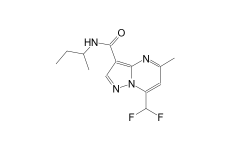 N-(sec-butyl)-7-(difluoromethyl)-5-methylpyrazolo[1,5-a]pyrimidine-3-carboxamide