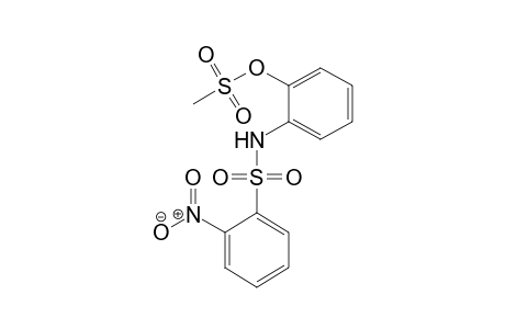 Benzenesulfonamide, N-[2-[(methylsulfonyl)oxy]phenyl]-2-nitro-