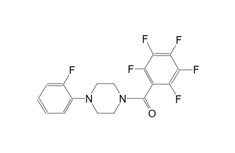1-(2-fluorophenyl)-4-(2,3,4,5,6-pentafluorobenzoyl)piperazine