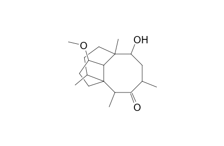 3a,9-Propano-3aH-cyclopentacycloocten-5(4H)-one, octahydro-8-hydroxy-1-methoxy-4,6,9,10-tetramethyl-, [1R-(1.alpha.,3a.alpha.,4.beta.,6.beta.,8.beta.,9.alpha.,9a.alpha.,10 R*)]-