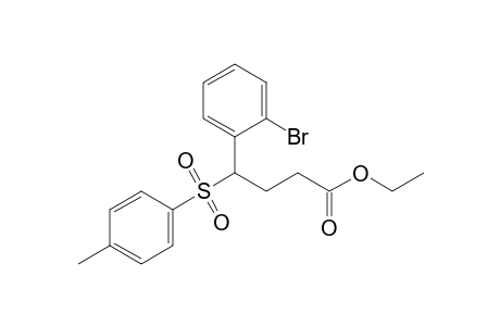 Ethyl 4-(2-Bromophenyl)-4-(p-toluenesulfonyl)butanoate