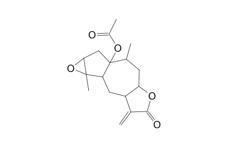 3,8b-Dimethyl-7-methylene-6-oxodecahydrooxireno[2',3':2,3]azuleno[6,5-b]furan-2a(2H)-yl acetate