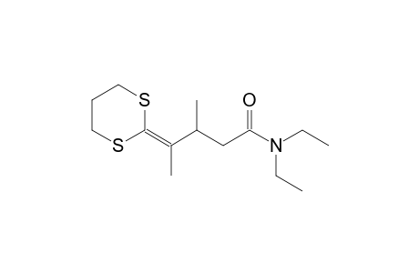 (4R)-4-[1,3]Dithian-2-ylidene-3-methylpentanoic acid diethylamide
