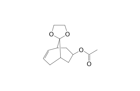 Spiro[1,3-dioxolane-2,9'(7'-acetyloxybicyclo[3.3.1]-non-2'-ene)]