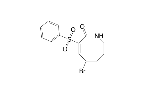 2(1H)-Azocinone, 5-bromo-5,6,7,8-tetrahydro-3-(phenylsulfonyl)-, (E)-
