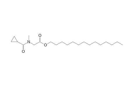 Sarcosine, N-cyclopropylcarbonyl-, tetradecyl ester