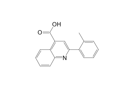 2-(2-Methylphenyl)-4-quinolinecarboxylic acid