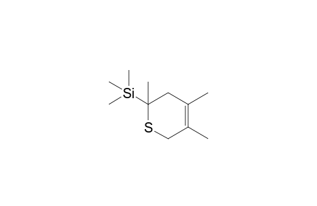 Trimethyl-(3,4,6-trimethyl-2,5-dihydrothiopyran-6-yl)silane