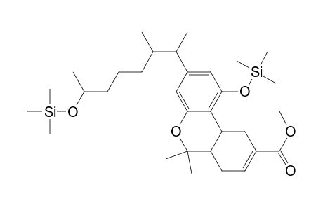 Methyl 3-[1',2'-dimethyl-6'-(trimethylsilyloxy)heptyl]-1-trimethylsilyloxy-6a,7,10,10a-tetrahydro-6,6-dimethyl-6H-dibenzo[b,d]pyrane-9-carboxylate
