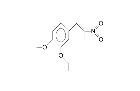 trans-3-Ethoxy-4-methoxy-B-methyl-B-nitro-styrene