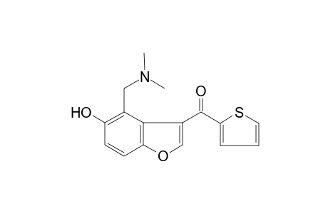 (4-[(Dimethylamino)methyl]-5-hydroxy-1-benzofuran-3-yl)(2-thienyl)methanone