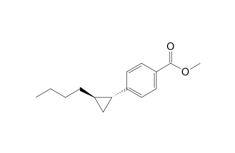 4-[(1R,2R)-2-butylcyclopropyl]benzoic acid methyl ester