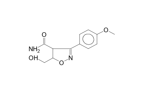 3-(4-METHOXYPHENYL)-4-CARBAMOYL-5-HYDROXYMETHYLISOXAZOLINE