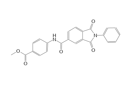 benzoic acid, 4-[[(2,3-dihydro-1,3-dioxo-2-phenyl-1H-isoindol-5-yl)carbonyl]amino]-, methyl ester