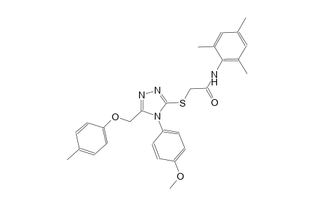 N-mesityl-2-({4-(4-methoxyphenyl)-5-[(4-methylphenoxy)methyl]-4H-1,2,4-triazol-3-yl}sulfanyl)acetamide