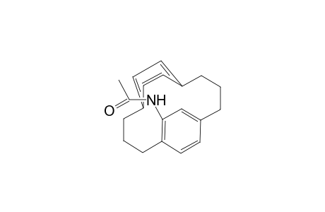 Acetamide, N-tricyclo[10.2.2.2(5,8)]octadeca-5,7,12,14,15,17-hexaen-6-yl-