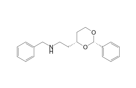 cis-N-Benzyl-2-(2-phenyl-1,3-dioxan-4-yl)ethan-1-amine