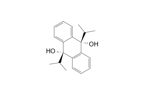 9,10-Anthracenediol, 9,10-dihydro-9,10-bis(1-methylethyl)-, cis-