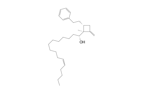 (R*,Z,1'S*,4'R*)-1-Methyl-2-methylene-4-phenethylcyclobutyl)-hexadec-11-en-1-ol