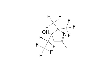 5-Methyl-3-(1,1,2,2,2-pentafluoroethyl)-2,2-bis(trifluoromethyl)-3,4-dihydro-2H-pyrrol-3-ol