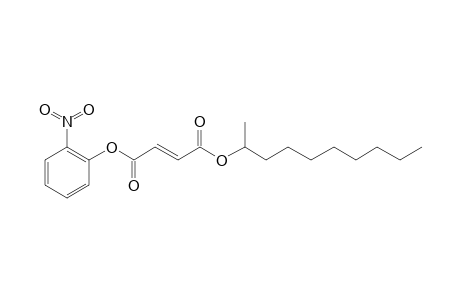 Fumaric acid, 2-nitrophenyl dec-2-yl ester