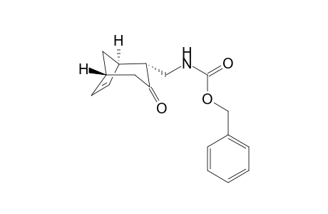 Benzyl (((1R*,2R*,5R*)-3-oxobicyclo[3.2.1]oct-6-en-2-yl)methyl)carbamate