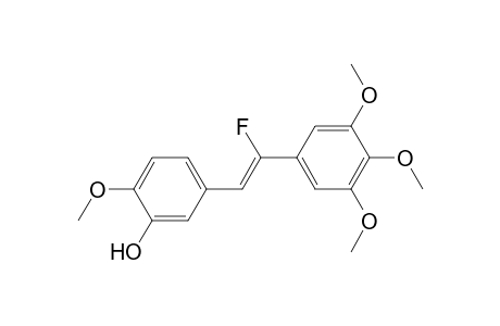 5-[(Z)-2-fluoro-2-(3,4,5-trimethoxyphenyl)vinyl]-2-methoxy-phenol