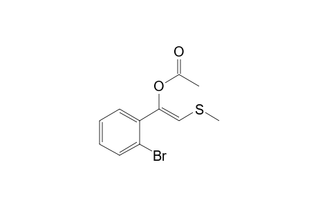 (Z)-1-(2-Bromophenyl)-2-(methylthio)vinyl acetate