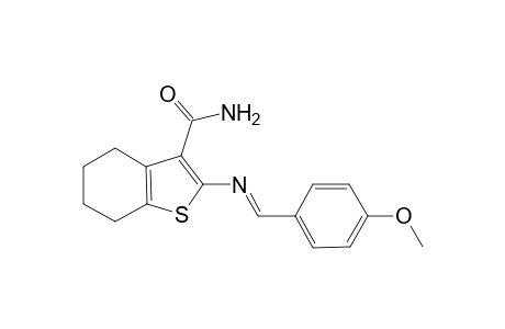 2-(N-(4-Methoxybenzylideneamino)-4,5,6,7-tetrahydrobenzo[b]thiophene-3-carboxamide Dev