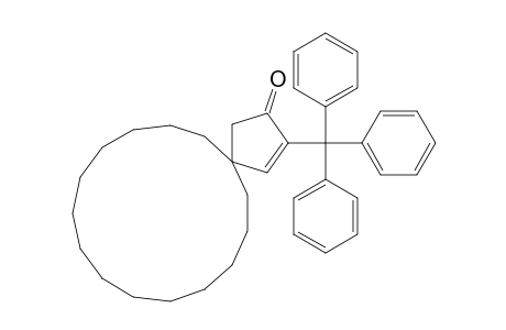 3-(Triphenylmethyl)spiro[4,14]nonadec-3-en-2-one