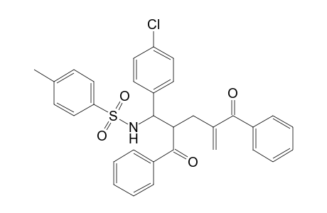 N-[2,4-Dibenzoyl-1-(4-chlorophenyl)pent-4-enyl]-4-methylbenzenesulfonamide