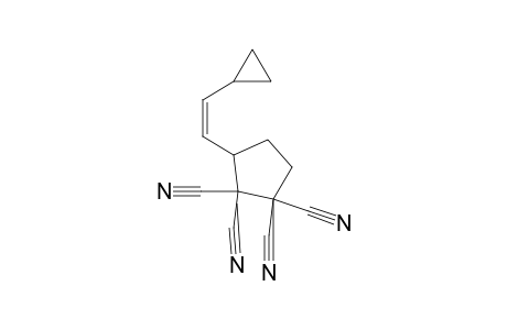 cis-3-(2-Cyclopropylvinyl)cyclopentane-1,1,2,2-tetracarbonitrile
