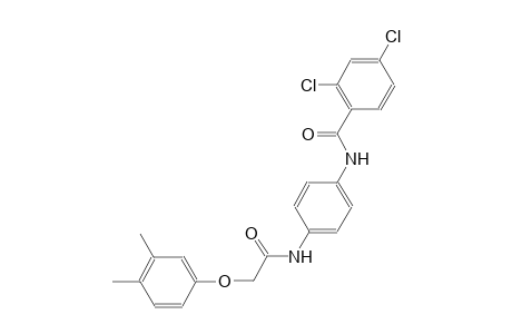 2,4-dichloro-N-(4-{[(3,4-dimethylphenoxy)acetyl]amino}phenyl)benzamide