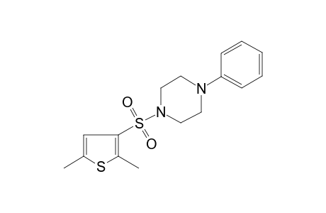 1-(2,5-dimethylthiophen-3-yl)sulfonyl-4-phenyl-piperazine