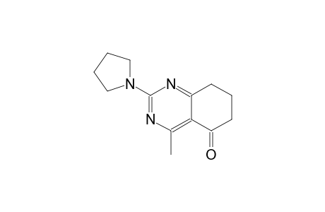 5(6H)-quinazolinone, 7,8-dihydro-4-methyl-2-(1-pyrrolidinyl)-