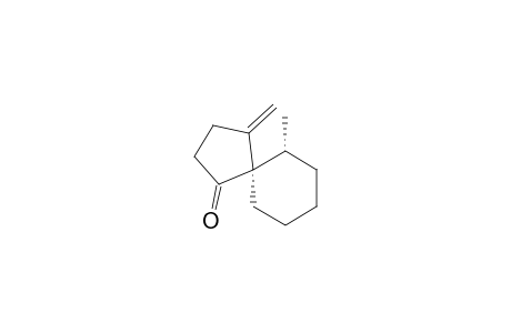 Spiro[4.5]decan-1-one, 6-methyl-4-methylene-, cis-