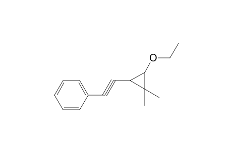 Cyclopropane, 1-ethoxy-2,2-dimethyl-3-(2-phenylethynyl)-